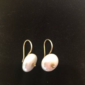 Jewelry - Freshwater and gold plated drop earrings Jewelry - Freshwater and gold plated drop earrings